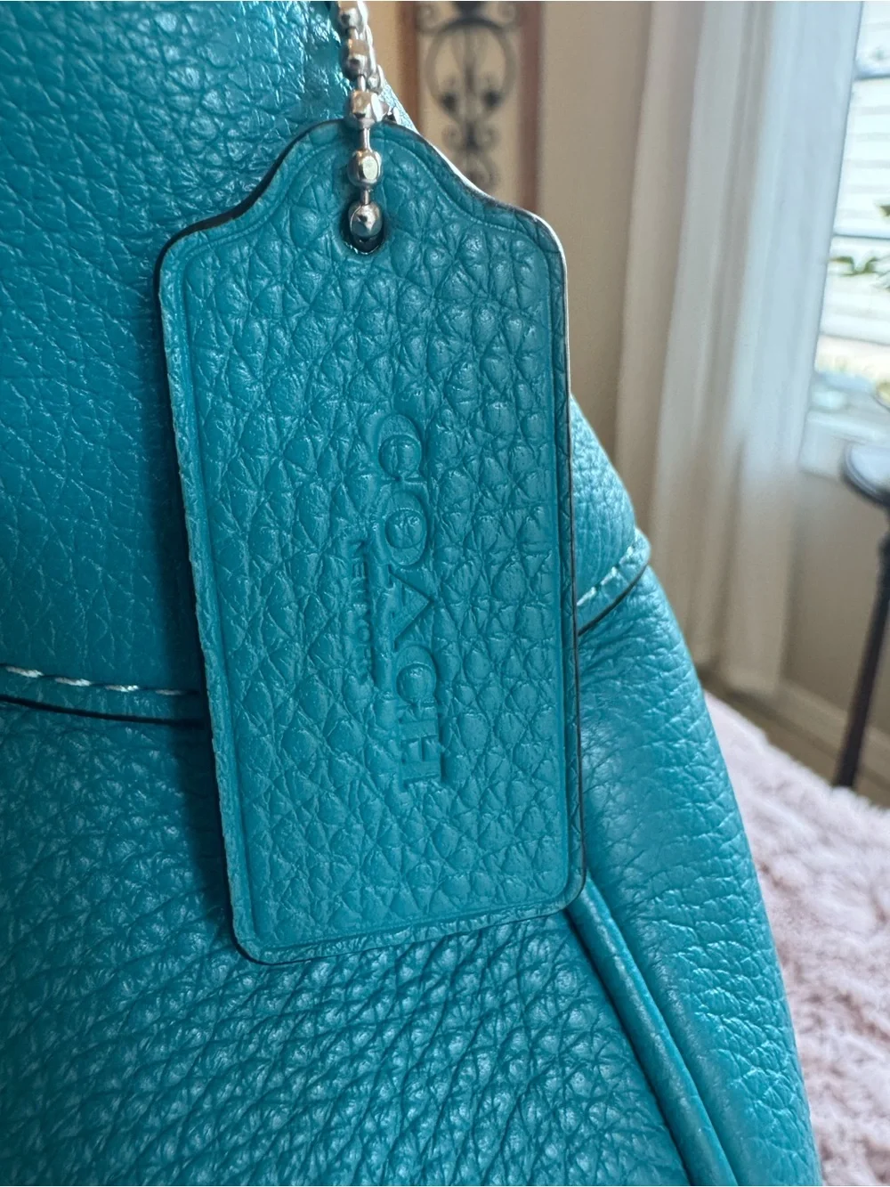 Coach Pebble Leather Mara Hobo with Silver Hardware - Picture 7 of 12